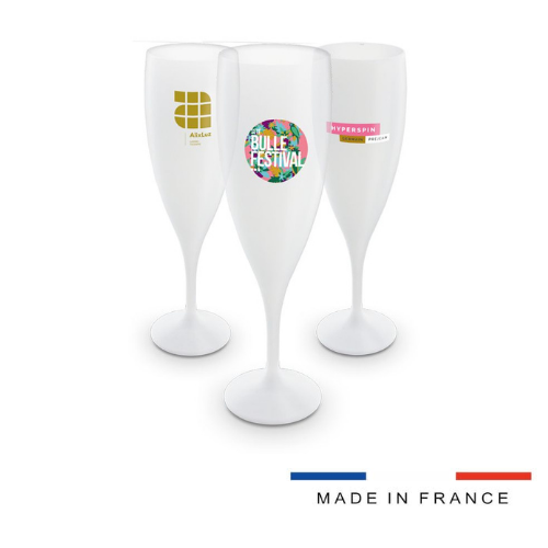 Flûte à Champagne Plastique Réutilisable 14 cl