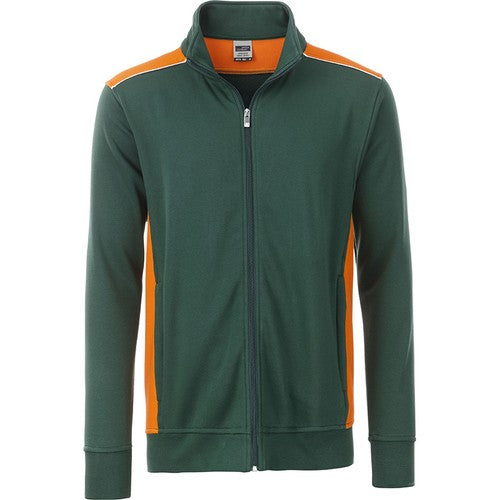 Sweat-Shirt_Homme_vert_fonce_orange_Devant_JN870_CYBER25.jpg