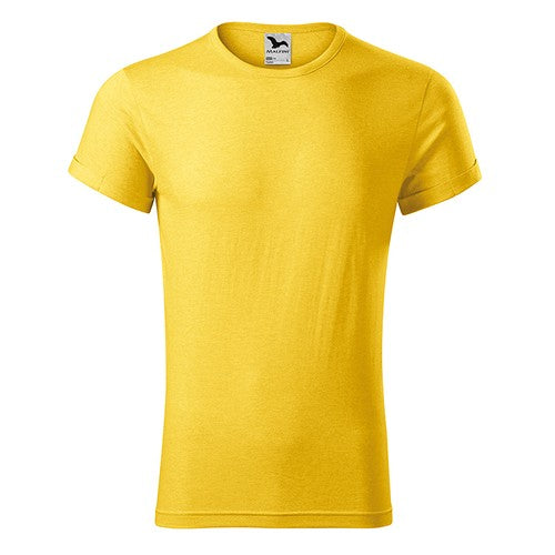T-shirt_Homme_melange_jaune_Devant_MF163C3XL_CYBER26.jpg