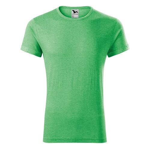 T-shirt_Homme_melange_vert_Devant_MF163C3XL_CYBER26.jpg