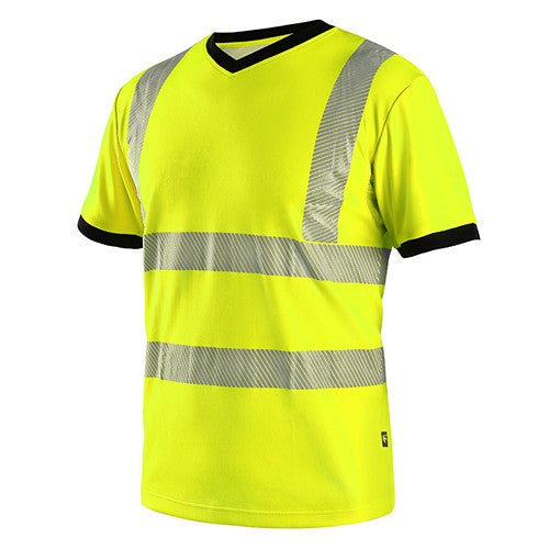T-shirt_de_jaune_HV_noir_Devant_CXS1113-108_CYBER26.jpg
