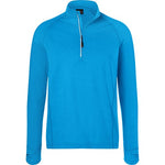 T-shirt_sport_demi-zip_Homme_bleu_vif_Devant_JN788_CYBER26.jpg