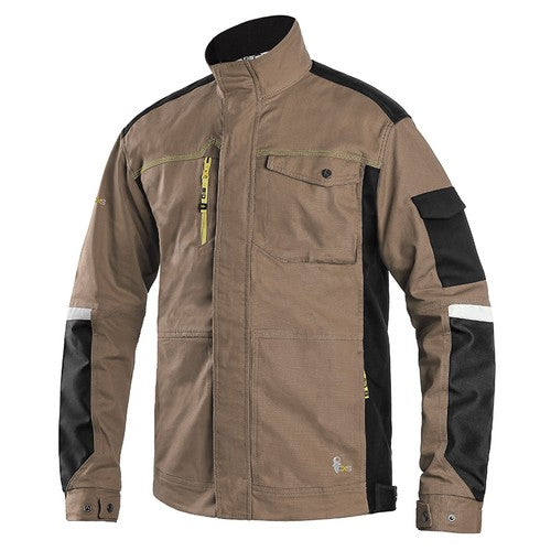 Veste_de_travail_Homme_beige_Devant_CXS1010-027_CYBER25.jpg