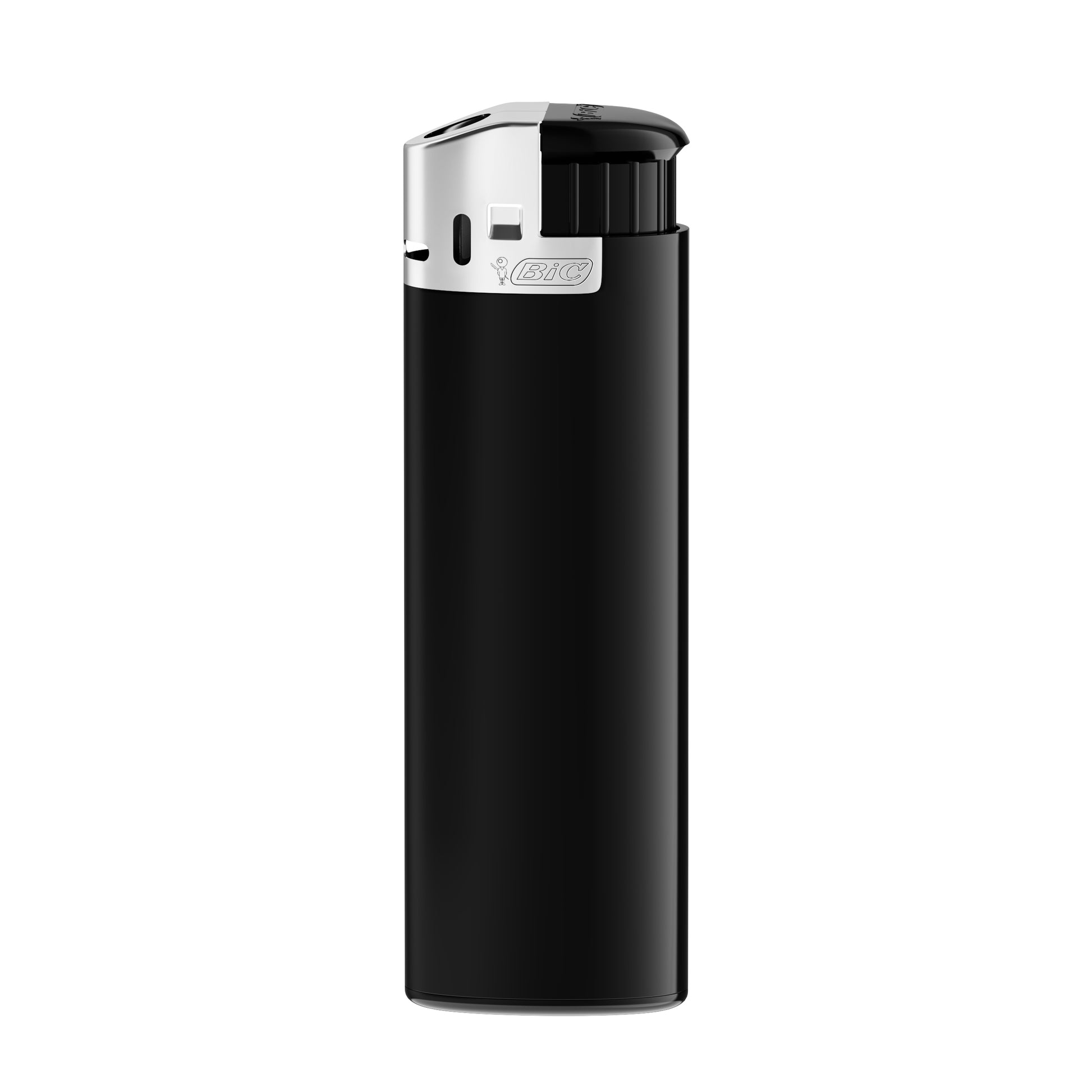 Corps noir, base noire, poussoir noir / capot chrome