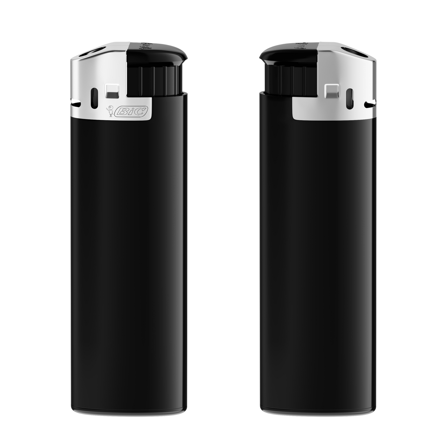 Corps noir, base noire, poussoir noir / capot chrome