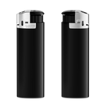 Corps noir, base noire, poussoir noir / capot chrome