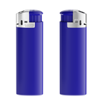 Corps bleu foncé - base - poussoir - capot chrome