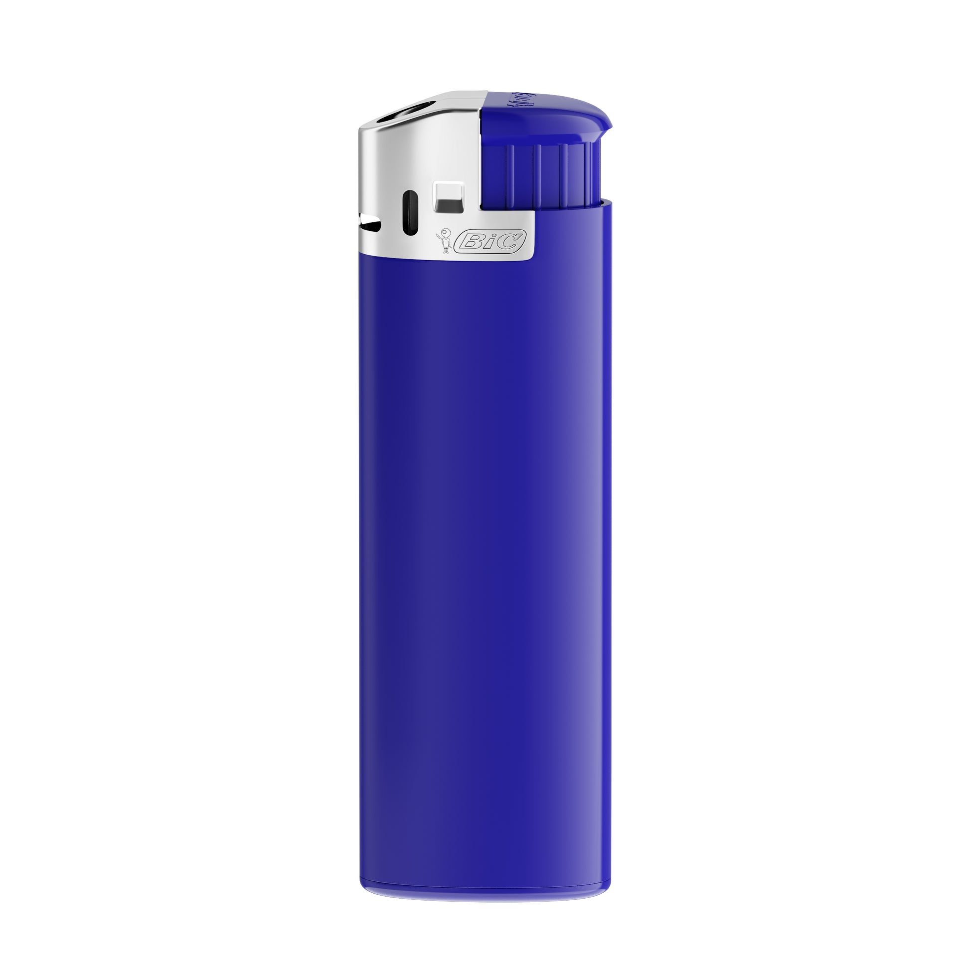 Corps bleu foncé - base - poussoir - capot chrome