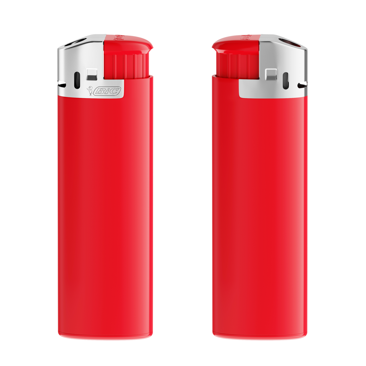 Corps rouge - base rouge - poussoir rouge - capot chrome