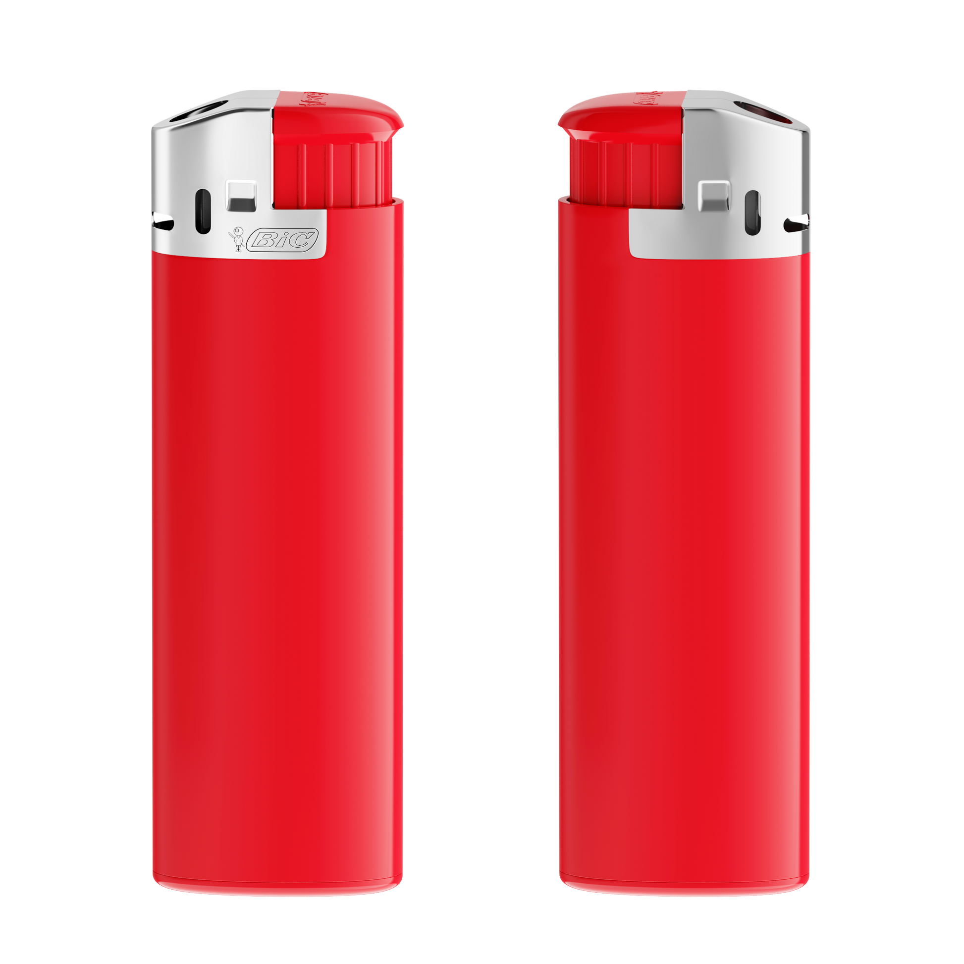Corps rouge - base rouge - poussoir rouge - capot chrome