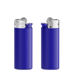Corps bleu foncé - base - poussoir - capot chrome