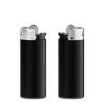 Corps noir, base noire, poussoir noir / capot chrome