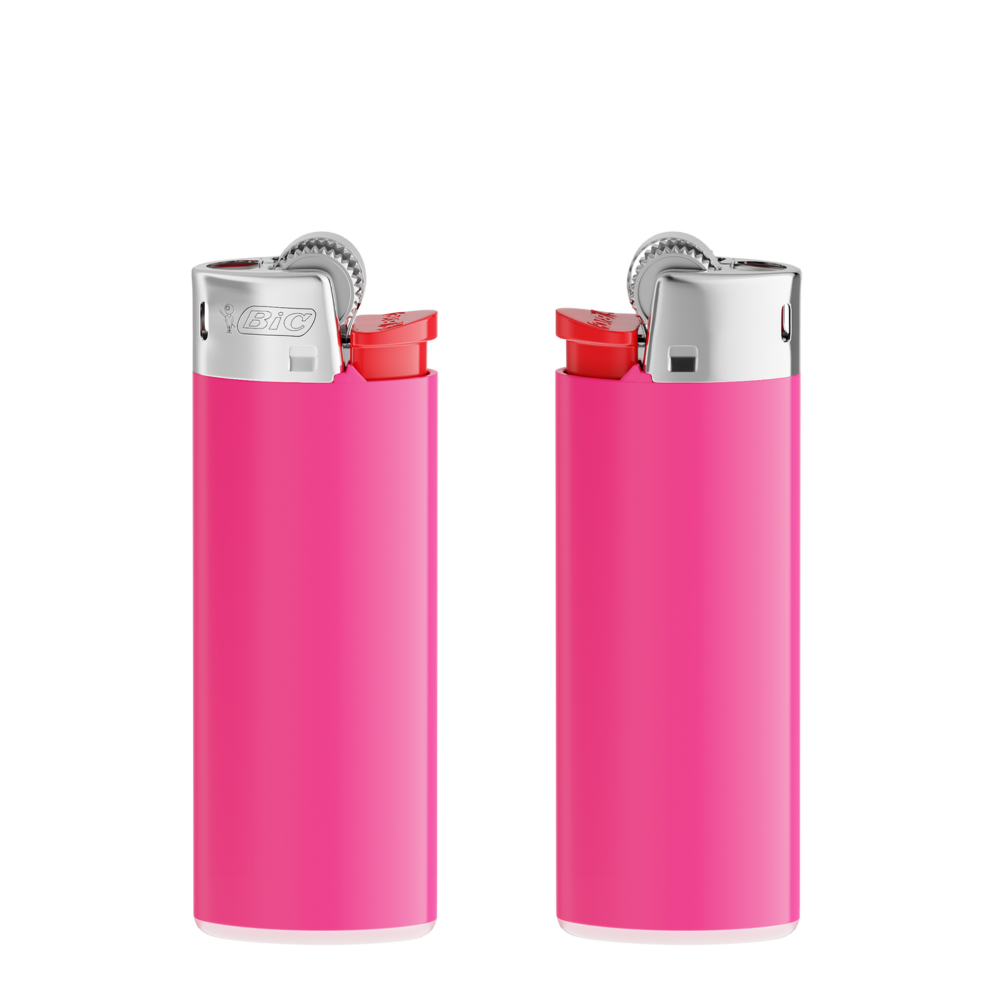 Corps Rouge Rhodamine - Base blanche - poussoir rouge - capot Chrome