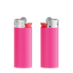 Corps Rouge Rhodamine - Base blanche - poussoir rouge - capot Chrome