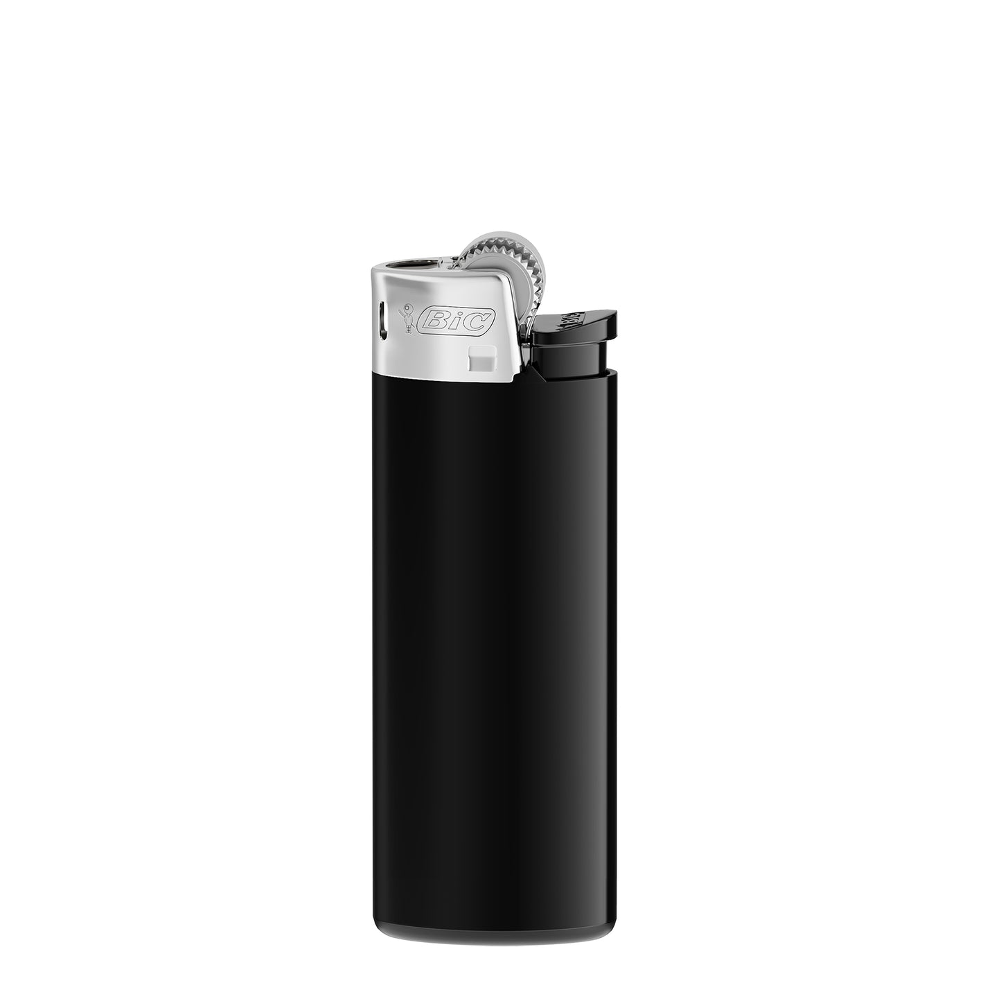 Corps noir, base noire, poussoir noir / capot chrome