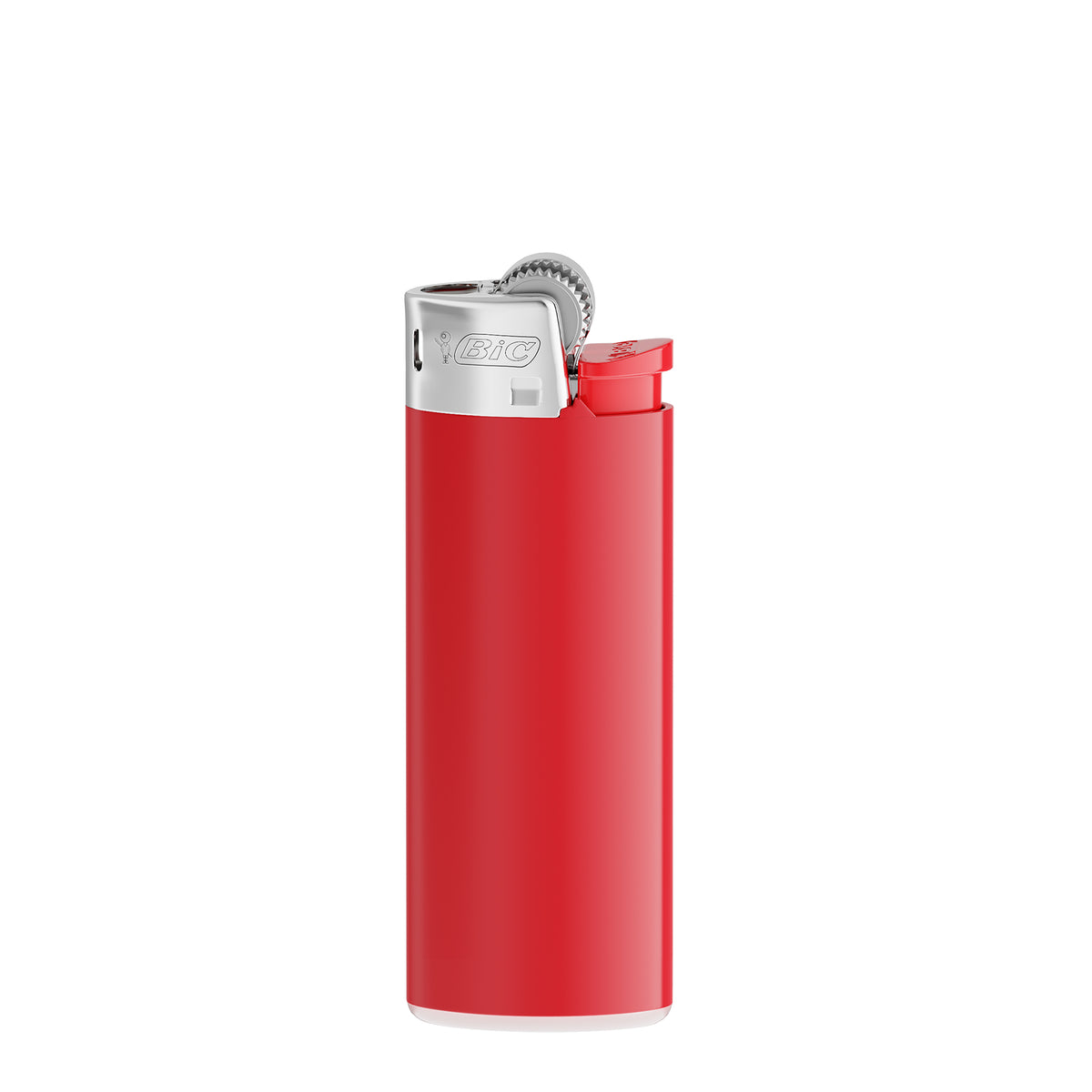Corps rouge - base blanche - poussoir rouge - capot chrome
