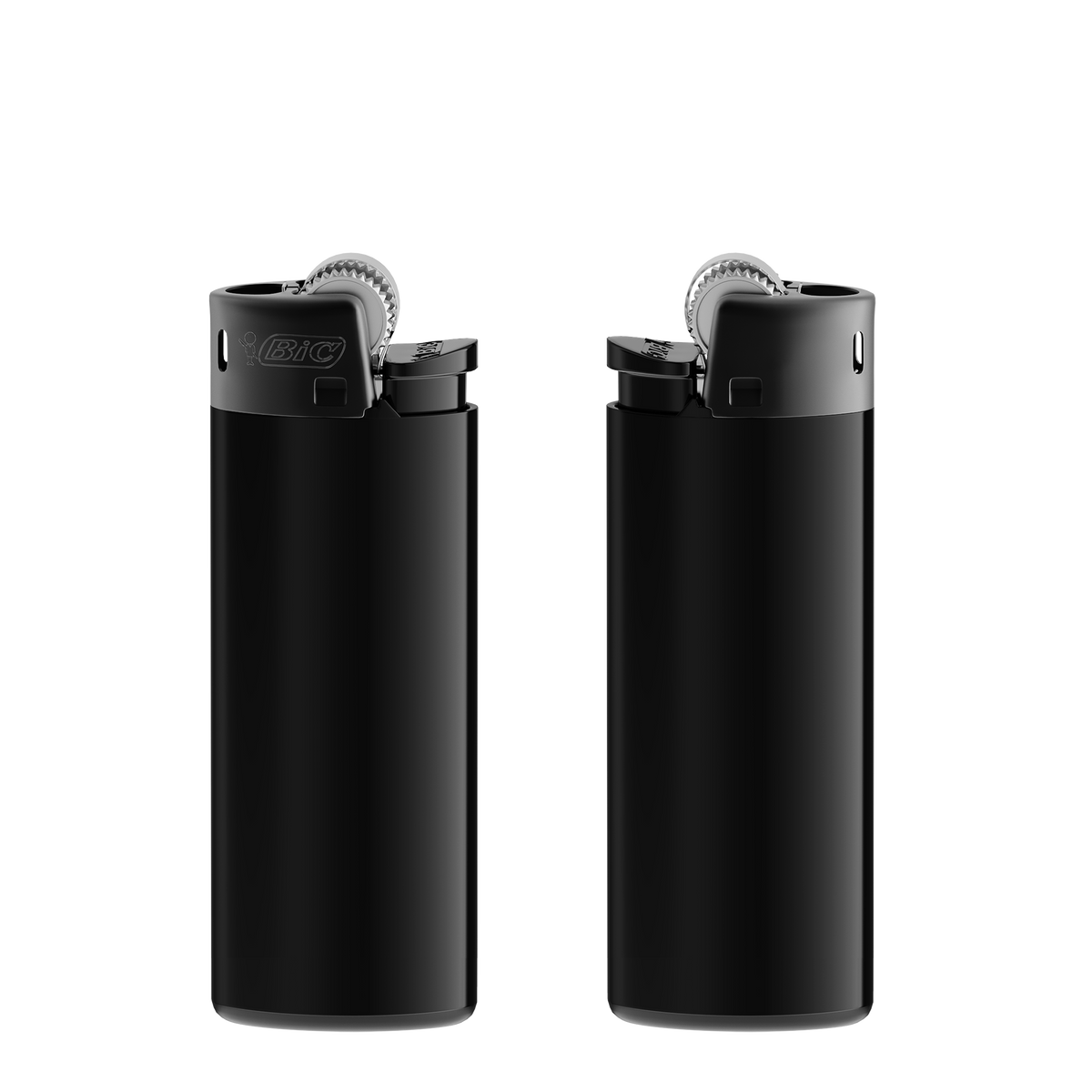 Corps noir / base noire / poussoir noir / capot noir
