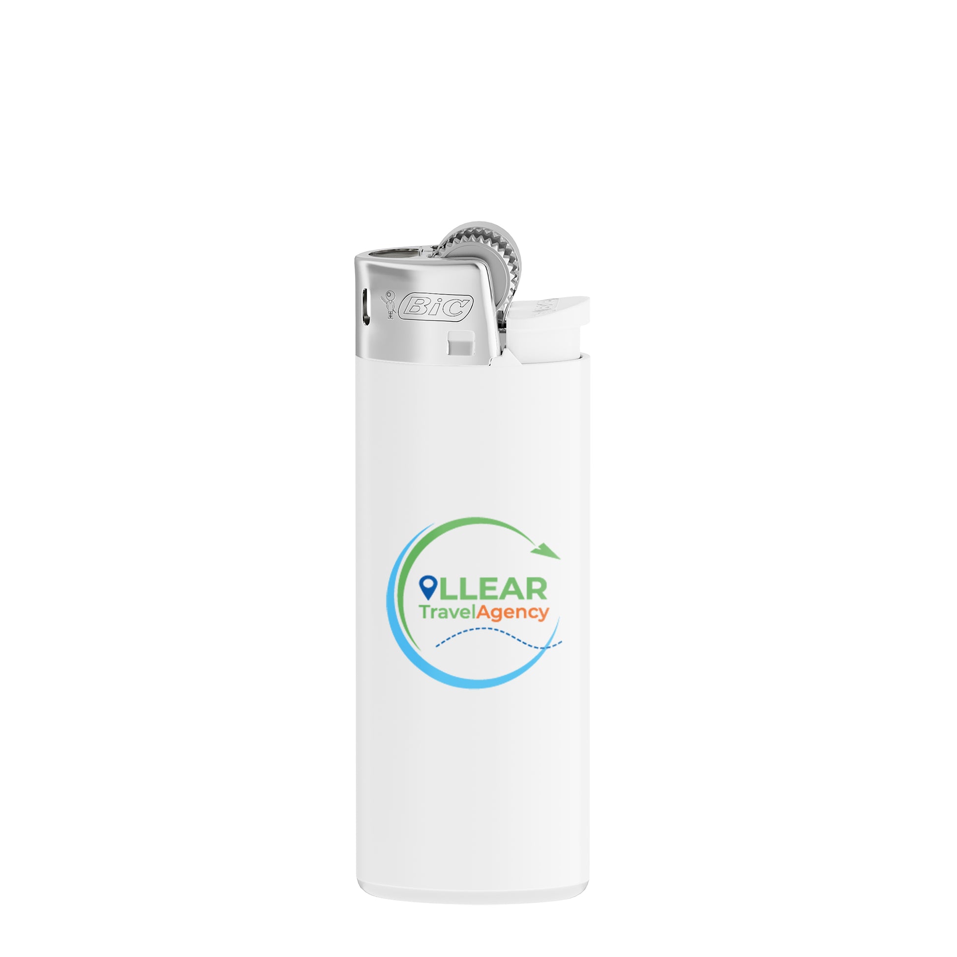 Corps blanc opaque - Base blanche - poussoir blanc - capot chrome
