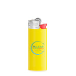 Corps jaune clair - base blanche - poussoir rouge - capot chrome