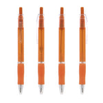 Orange - encre bleue