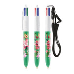 BIC® 4 Couleurs® bille + Lanyard