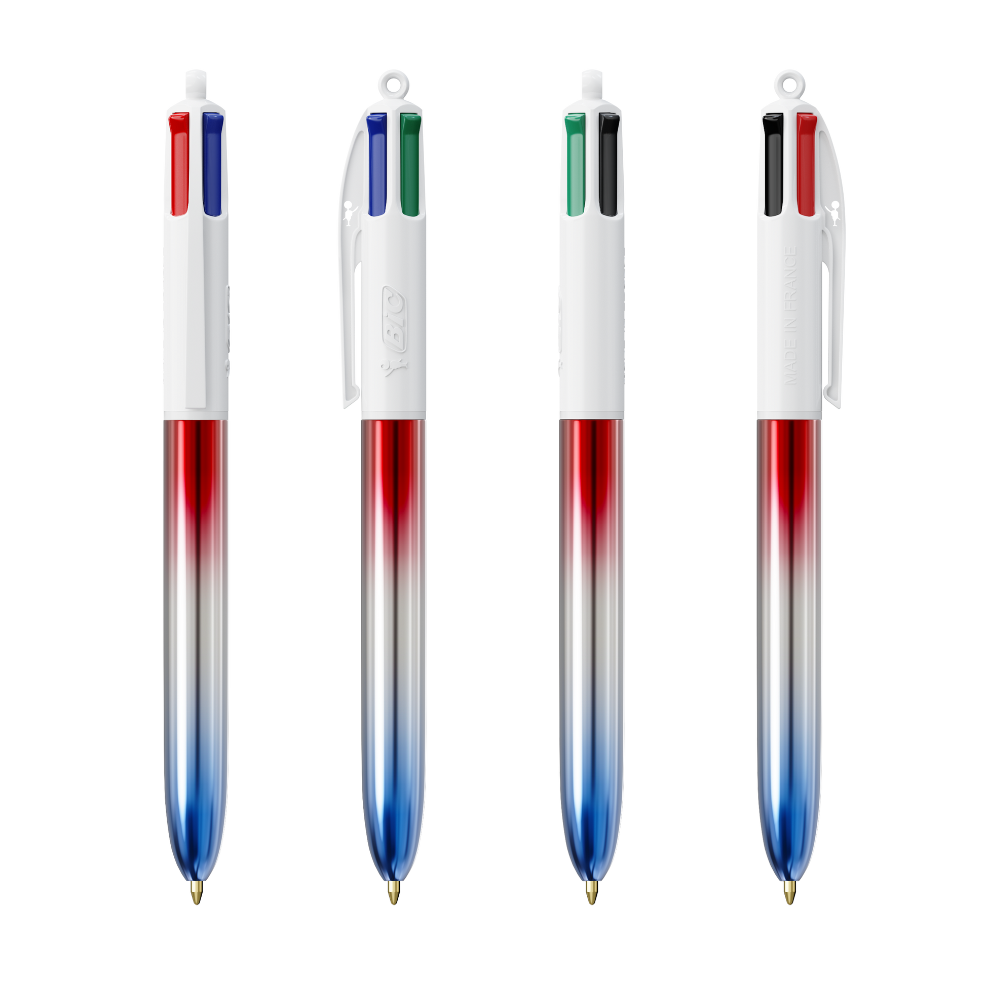 Bleu - argent - rouge