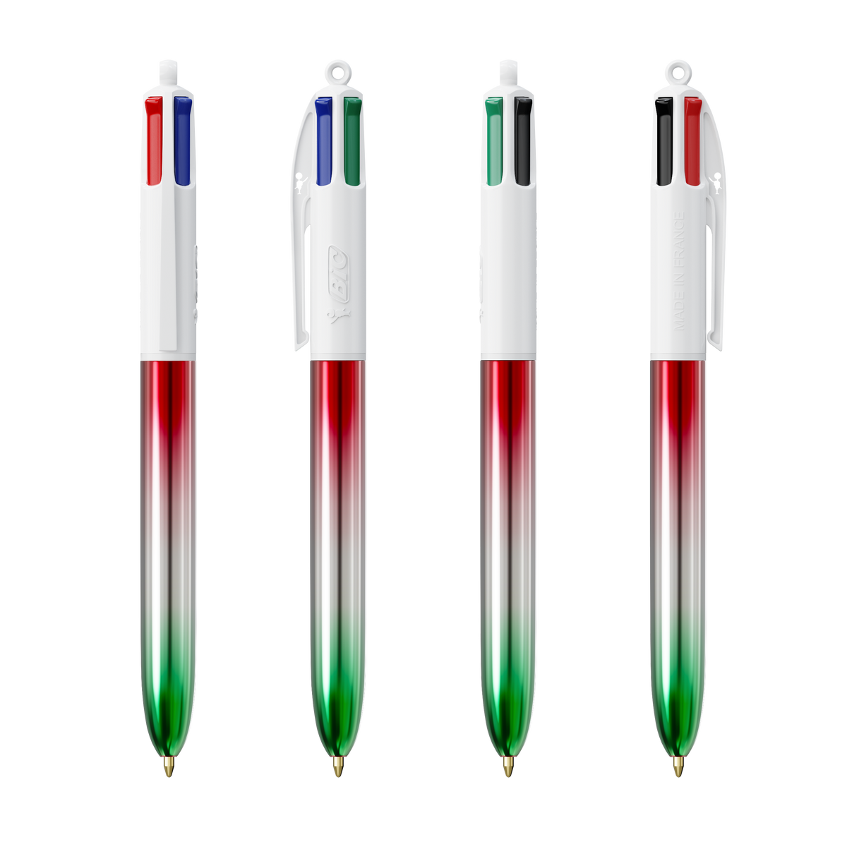 Vert - argent - rouge