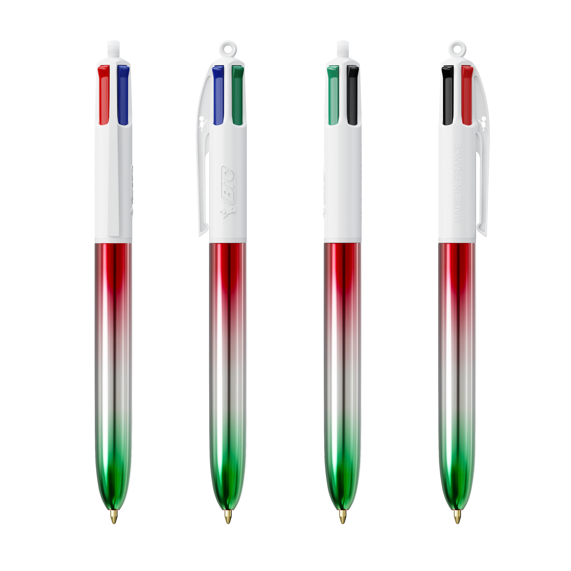 Vert - argent - rouge