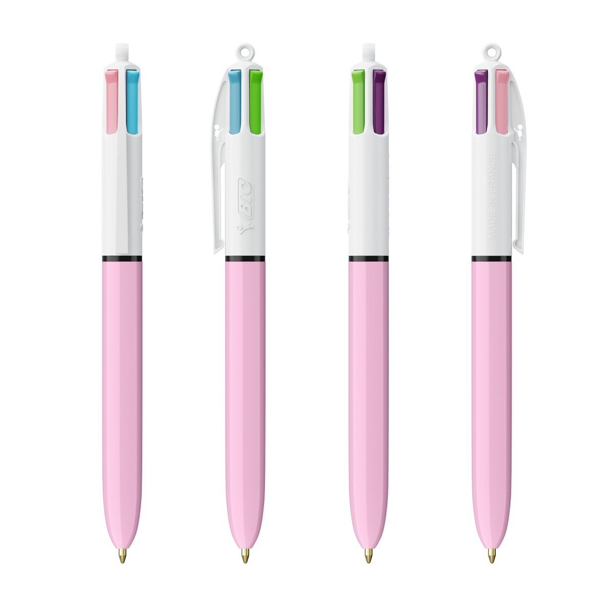 Blanc/Violet Pastel