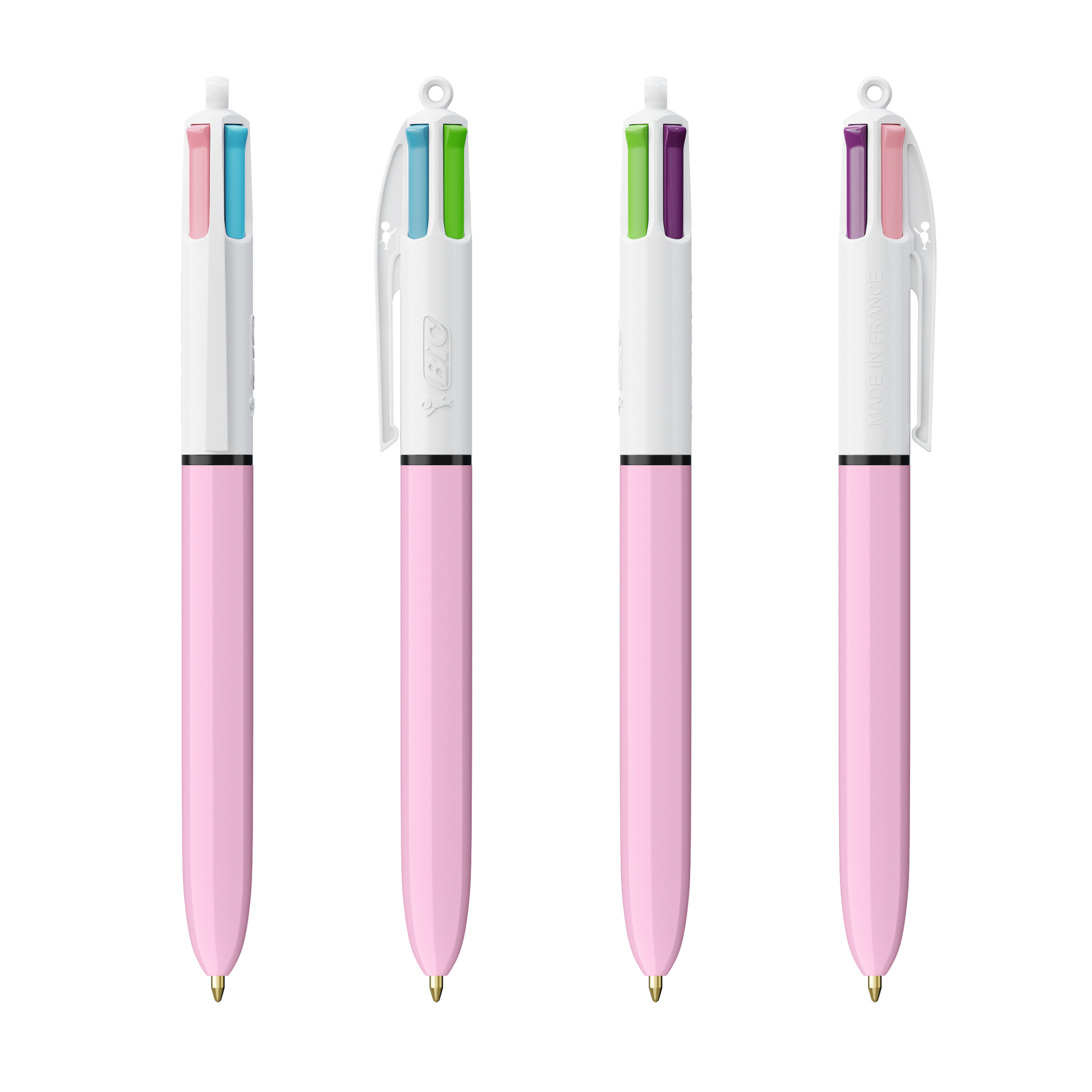Blanc/Violet Pastel
