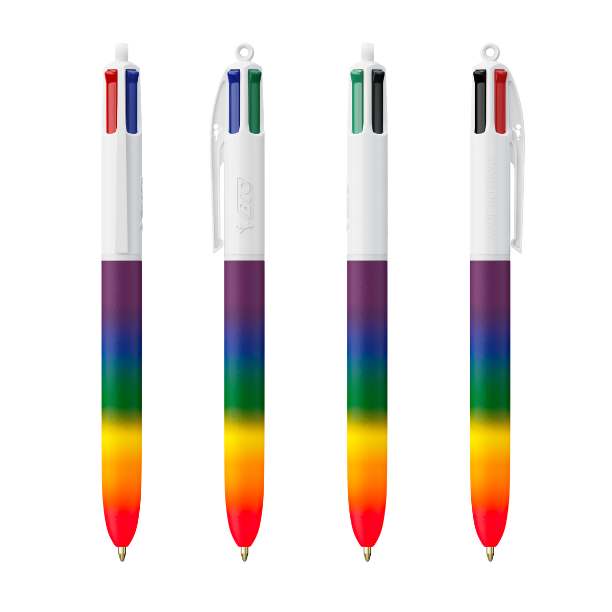 Blanc/ Arc-en-ciel