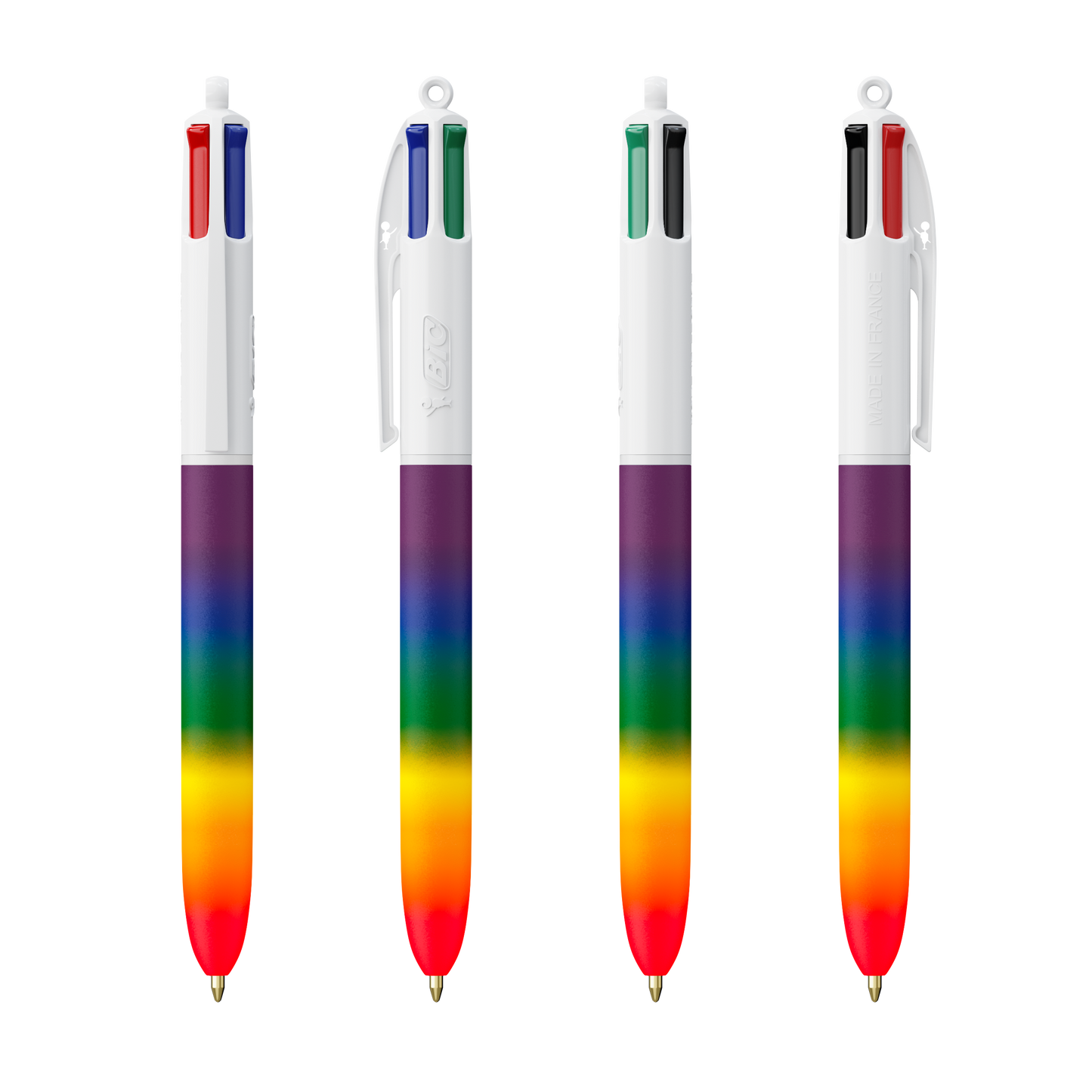 Blanc/ Arc-en-ciel