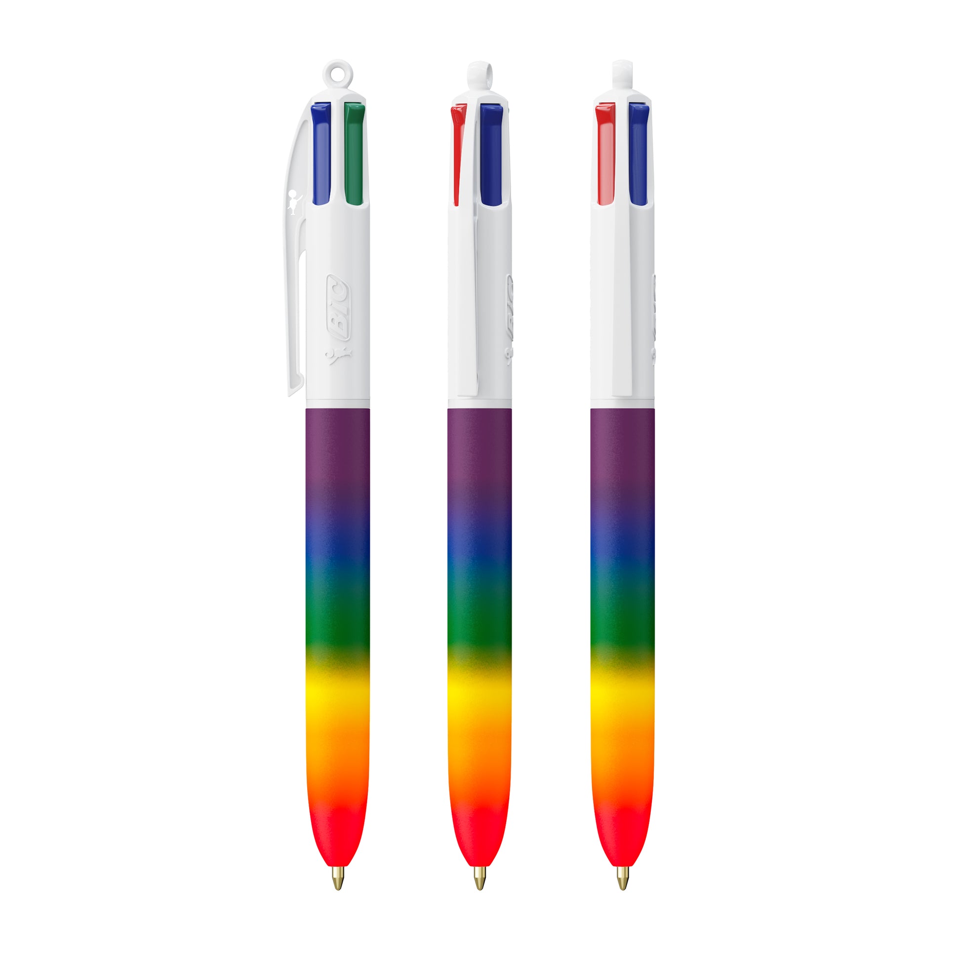 Blanc/ Arc-en-ciel