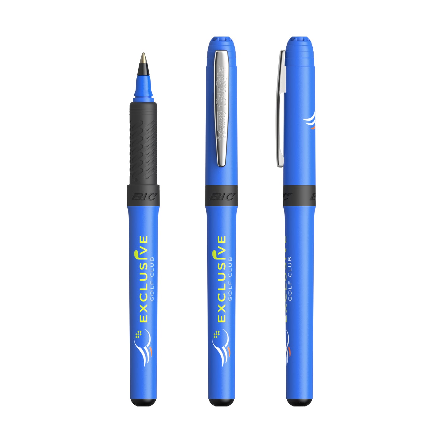 Bleu clair - Chrome - encre noire