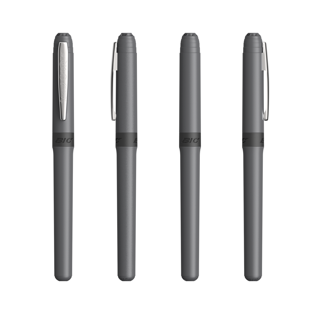 Gris foncé - Chrome - encre noire