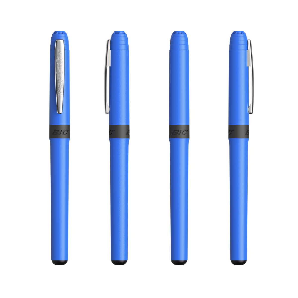 Bleu clair - Chrome - encre noire