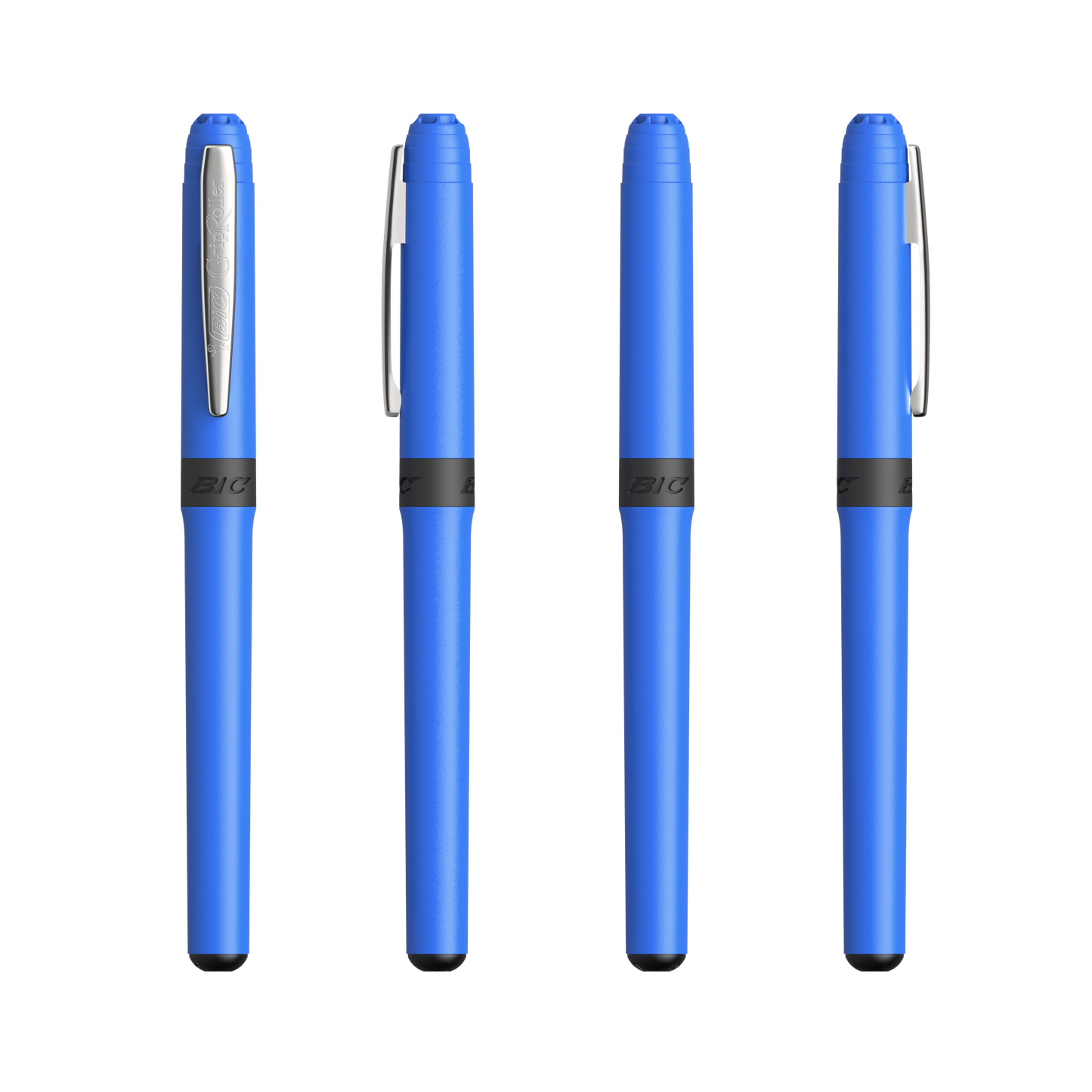 Bleu clair - Chrome - encre noire