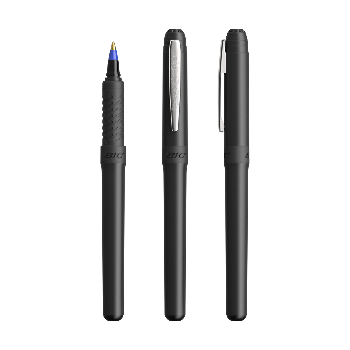 Encre bleu / chrome / Noir