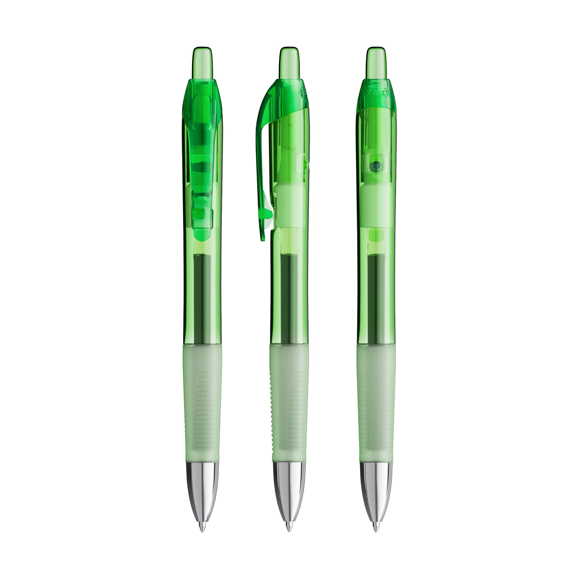 Vert Clair Transparent / Vert Clair Transparent / Encre Bleue
