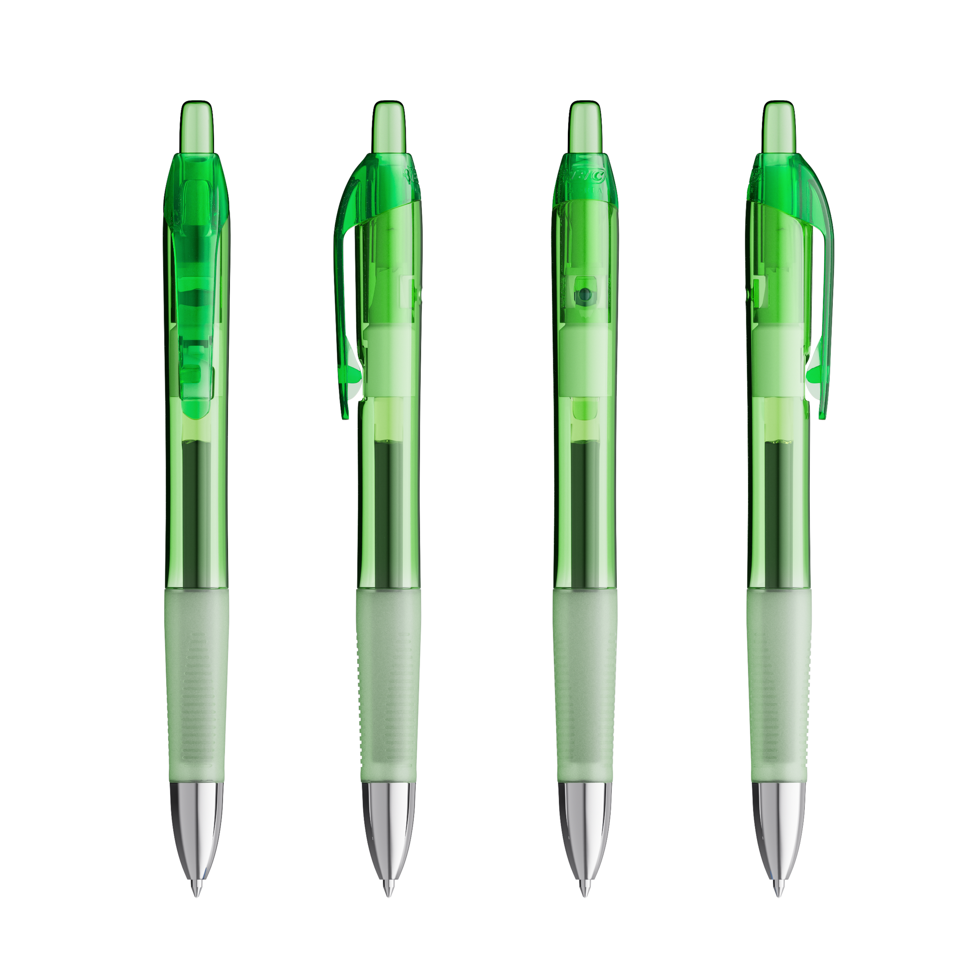 Vert Clair Transparent / Vert Clair Transparent / Encre Bleue