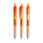 Orange Transparent / Orange Transparent / Encre Bleue