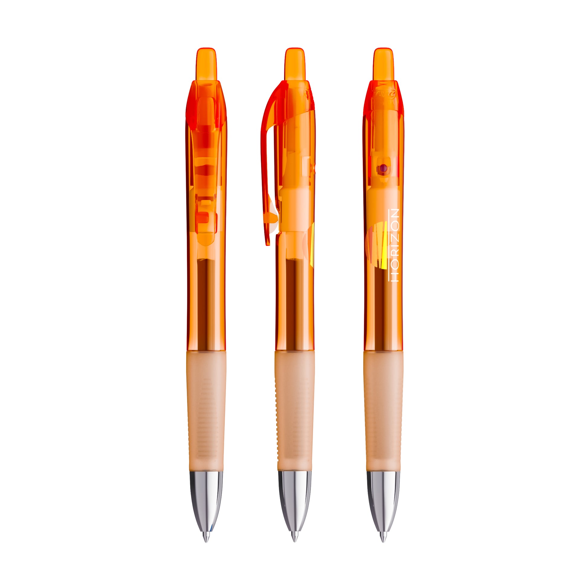 Orange Transparent / Orange Transparent / Encre Noire