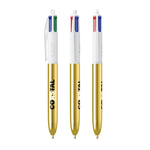 White/ Metallic Gold