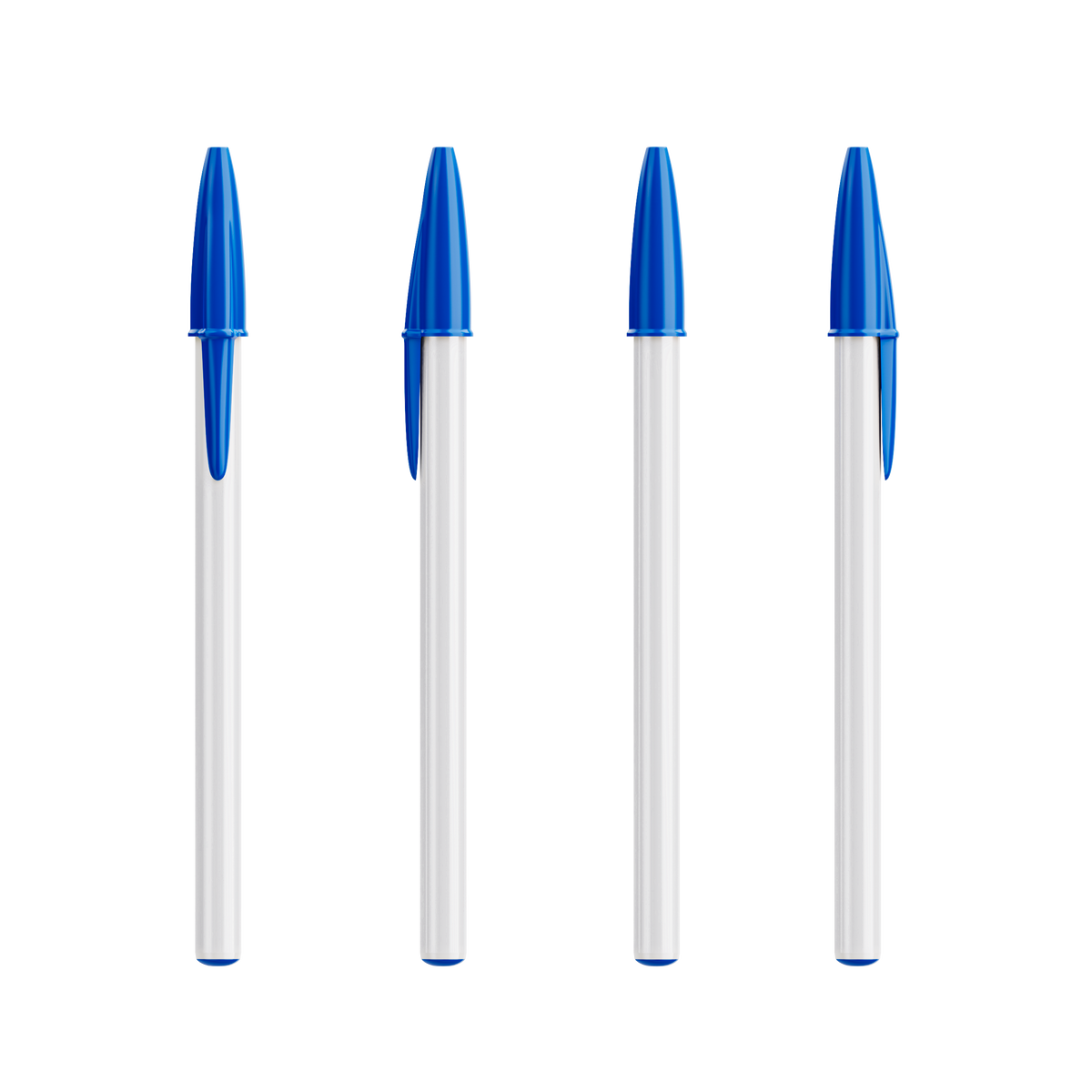 Blanc / Bleu / Encre Noire