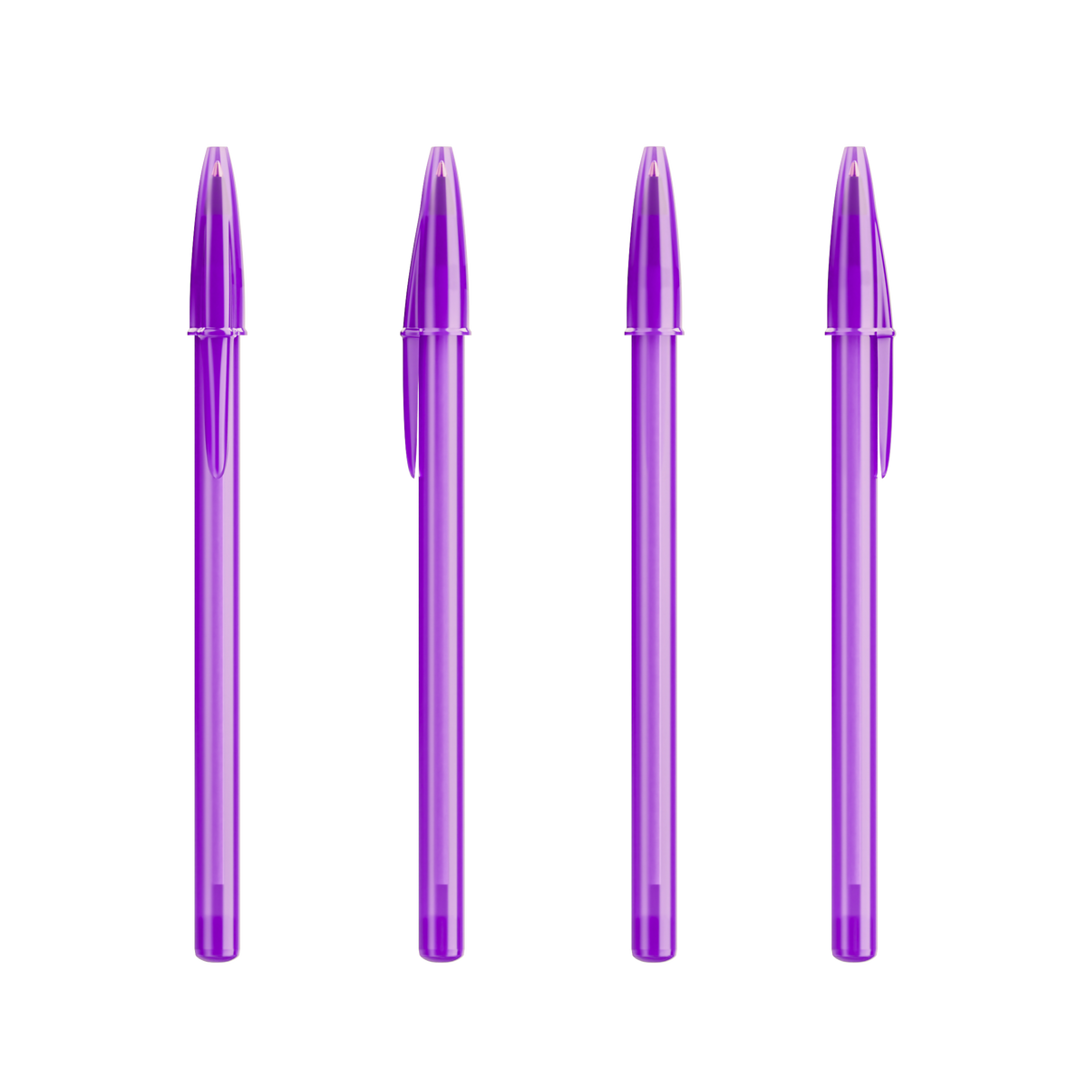 Violet Transparent / Violet Transparent /  Encre Bleue