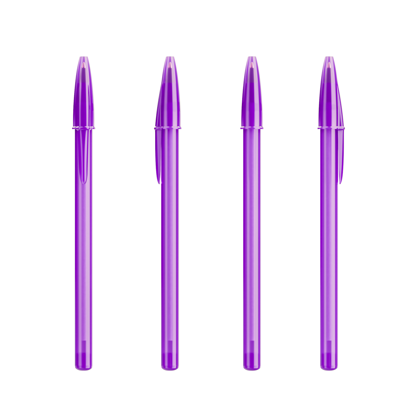 Violet Transparent / Violet Transparent /  Encre Bleue