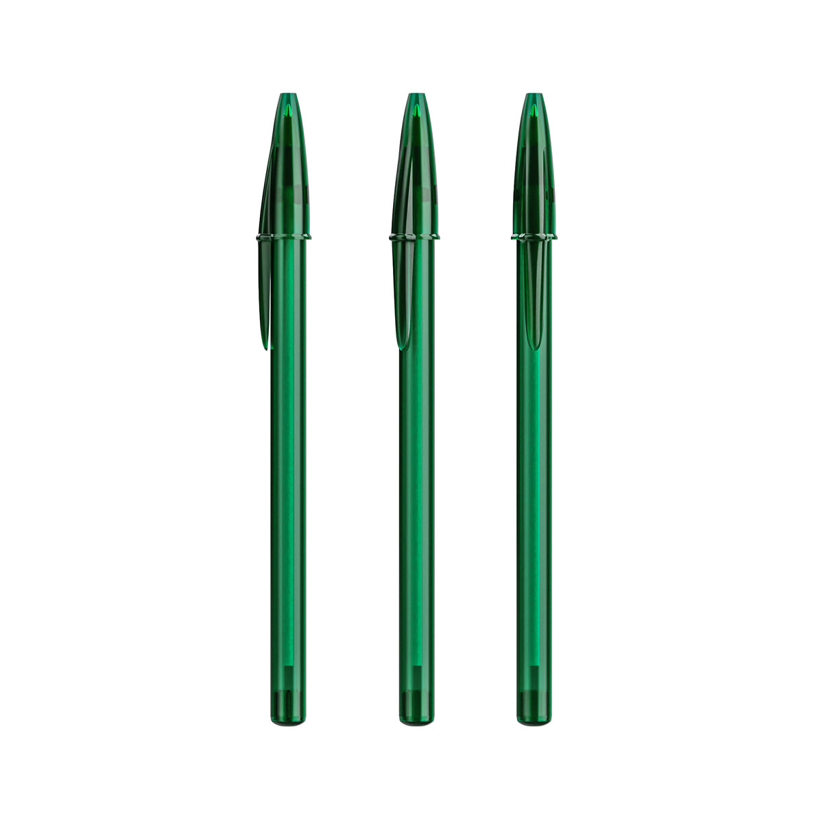 Vert Clair Transparent / Vert Clair Transparent / Encre Bleue