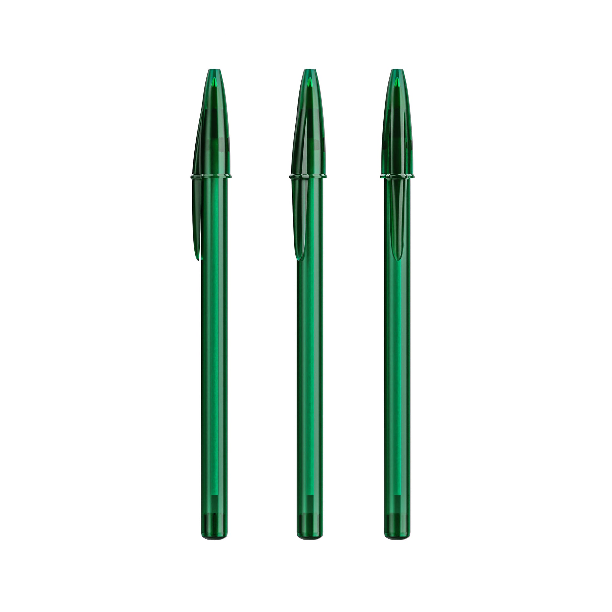 Vert Clair Transparent / Vert Clair Transparent / Encre Bleue