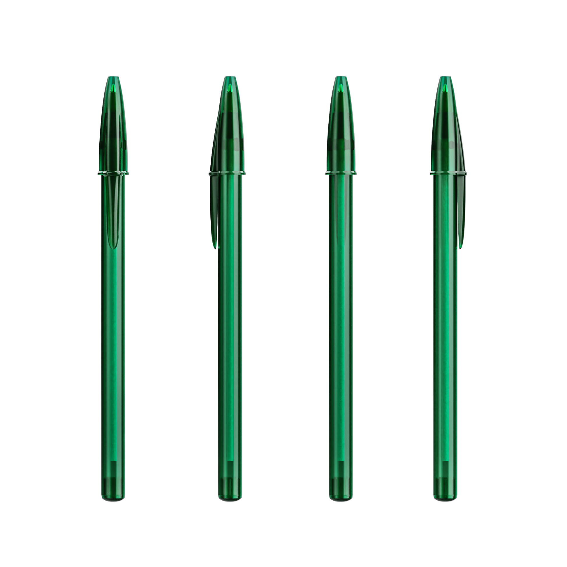 Vert Clair Transparent / Vert Clair Transparent / Encre Bleue