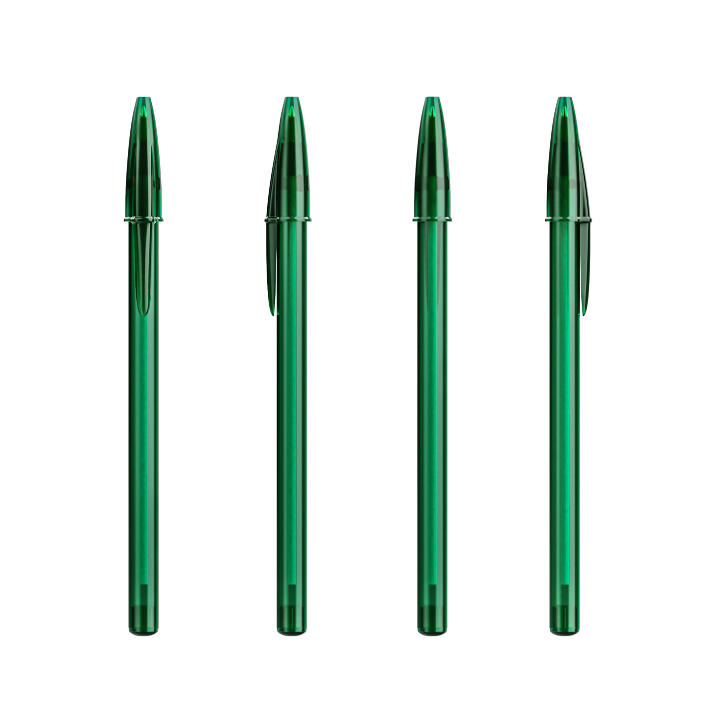 Vert Clair Transparent / Vert Clair Transparent / Encre Noire